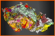Sobotín - granátová skála - mapa